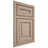Shiloh Cabinetry Beaded Inset Kendall White Oak Rift Cut Straw Door