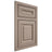 Shiloh Cabinetry Beaded Inset Kendall White Oak Rift Cut Whitewash Door