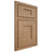 Shiloh Cabinetry Beaded Inset Lancaster Alder Plain Cut Dusty Road Door