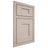 Shiloh Cabinetry Beaded Inset Lancaster Alder Plain Cut White Sands Door