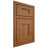 Shiloh Cabinetry Beaded Inset Lancaster Hickory Plain Cut Chestnut Door
