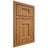 Shiloh Cabinetry Beaded Inset Lancaster Hickory Plain Cut Medium Door
