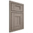Shiloh Cabinetry Beaded Inset Lancaster Hickory Plain Cut Sterling Door
