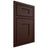 Shiloh Cabinetry Beaded Inset Lancaster Maple Plain Cut Cocoa Door