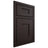 Shiloh Cabinetry Beaded Inset Lancaster Maple Plain Cut Espresso Door