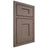 Shiloh Cabinetry Beaded Inset Lancaster Poplar Plain Cut River Rock Door