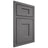 Shiloh Cabinetry Beaded Inset Lancaster Red Oak Plain Cut Cadet Door