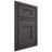 Shiloh Cabinetry Beaded Inset Lancaster Red Oak Plain Cut Harbor Door
