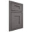 Shiloh Cabinetry Beaded Inset Lancaster Walnut Plain Cut Cadet Door