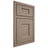 Shiloh Cabinetry Beaded Inset Lancaster White Oak Plain Cut Almond Door