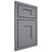 Shiloh Cabinetry Beaded Inset Lancaster White Oak Plain Cut Cadet Door
