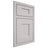 Shiloh Cabinetry Beaded Inset Lancaster White Oak Plain Cut Cotton Door