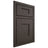 Shiloh Cabinetry Beaded Inset Lancaster White Oak Plain Cut Creekside Door