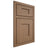 Shiloh Cabinetry Beaded Inset Lancaster White Oak Plain Cut Medium Door
