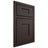 Shiloh Cabinetry Beaded Inset Lancaster White Oak Plain Cut Morel Door