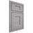 Shiloh Cabinetry Beaded Inset Lancaster White Oak Plain Cut Stratus Door