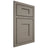 Shiloh Cabinetry Beaded Inset Lancaster White Oak Plain Cut Thyme Door
