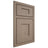 Shiloh Cabinetry Beaded Inset Lancaster White Oak Quarter Sawn Almond Door