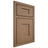 Shiloh Cabinetry Beaded Inset Lancaster White Oak Quarter Sawn Medium Door