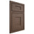Shiloh Cabinetry Beaded Inset Lancaster White Oak Quarter Sawn Mineral Door