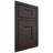 Shiloh Cabinetry Beaded Inset Lancaster White Oak Quarter Sawn Morel Door