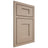 Shiloh Cabinetry Beaded Inset Lancaster White Oak Quarter Sawn Straw Door