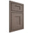 Shiloh Cabinetry Beaded Inset Lancaster White Oak Rift Cut Clay Door
