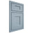 Shiloh Cabinetry Beaded Inset Lancaster White Oak Rift Cut Sky Door
