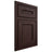 Shiloh Cabinetry Beaded Inset Landes Alder Plain Cut Bistre Door