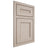 Shiloh Cabinetry Beaded Inset Landes Alder Plain Cut White Sands Door