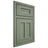 Shiloh Cabinetry Beaded Inset Landes Hickory Plain Cut Moss Door
