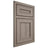 Shiloh Cabinetry Beaded Inset Landes Hickory Plain Cut Sterling Door