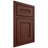 Shiloh Cabinetry Beaded Inset Landes Maple Plain Cut Sable Door