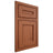 Shiloh Cabinetry Beaded Inset Landes Maple Plain Cut Spice Door