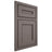 Shiloh Cabinetry Beaded Inset Landes Poplar Plain Cut Heatherstone Door
