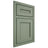 Shiloh Cabinetry Beaded Inset Landes Poplar Plain Cut Moss Door