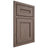 Shiloh Cabinetry Beaded Inset Landes Poplar Plain Cut River Rock Door