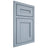 Shiloh Cabinetry Beaded Inset Landes Poplar Plain Cut Sky Door