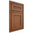 Shiloh Cabinetry Beaded Inset Landes Red Oak Plain Cut Braun Door