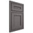 Shiloh Cabinetry Beaded Inset Landes Walnut Plain Cut Cadet Door