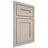 Shiloh Cabinetry Beaded Inset Landes Walnut Plain Cut Seagull Door