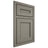 Shiloh Cabinetry Beaded Inset Landes Walnut Plain Cut Thyme Door
