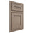 Shiloh Cabinetry Beaded Inset Landes White Oak Plain Cut Almond Door