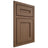 Shiloh Cabinetry Beaded Inset Landes White Oak Plain Cut Autumn Door
