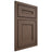 Shiloh Cabinetry Beaded Inset Landes White Oak Plain Cut Mineral Door