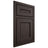 Shiloh Cabinetry Beaded Inset Landes White Oak Plain Cut Morel Door