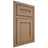 Shiloh Cabinetry Beaded Inset Landes White Oak Plain Cut Natural Door