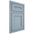 Shiloh Cabinetry Beaded Inset Landes White Oak Plain Cut Sky Door