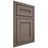 Shiloh Cabinetry Beaded Inset Landes White Oak Quarter Sawn Clay Door