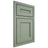 Shiloh Cabinetry Beaded Inset Landes White Oak Quarter Sawn Moss Door